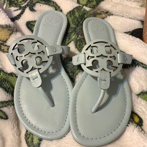 New Tory Burch baby blue Millers